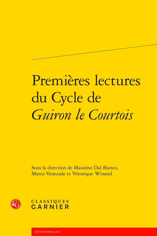 Premières lectures du cycle de guiron le courtois