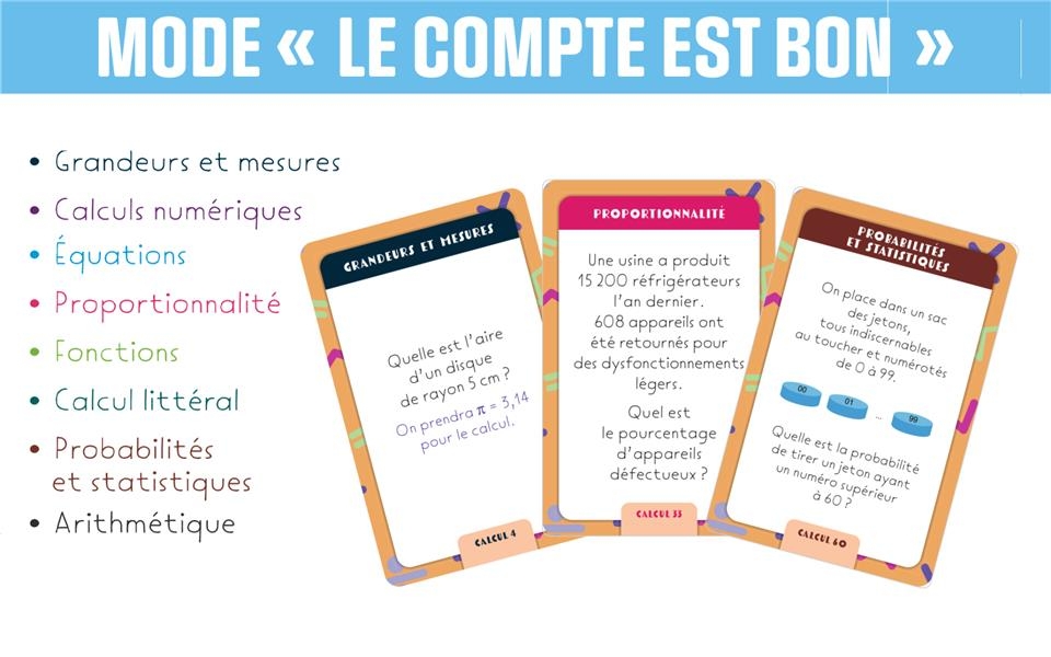 Les jeux du Brevet Mathématiques