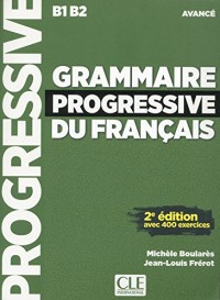 Grammaire progressive du français - Niveau avancé - Livre + CD - 2ème édition Nouvelle couverture