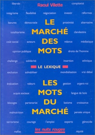 Le marché des mots, les mots du marché: Le lexique