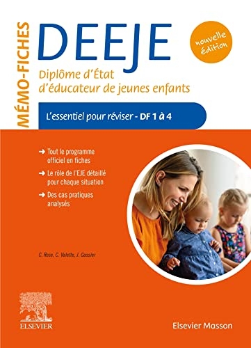 Mémo-Fiches DEEJE - Diplôme d'État d'éducateur de jeunes enfants: L'essentiel pour réviser DF1 à 4