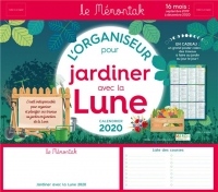 Organiseur Memoniak pour Jardiner avec la Lune 2019-2020