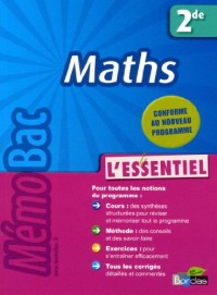 Maths 2e Mémobac l'essentiel