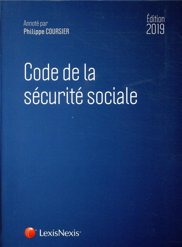 Code de la sécurité sociale 2019