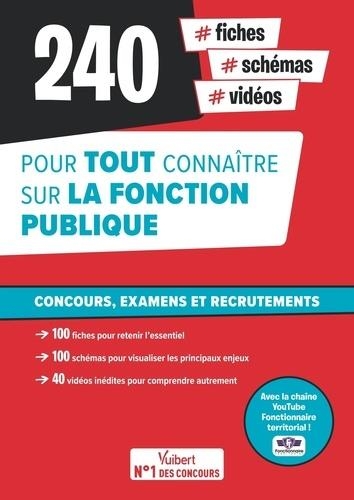Fonction publique : 240 fiches, schémas et vidéos pour tout connaître - Avec la chaîne YouTube Fonctionnaire territorial: Concours, examens et ... Ecrits et oraux - Catégories A, B et C (2021)