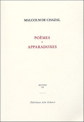 Oeuvres : Tome 15, Poèmes ; Apparadoxes ; L'univers magique
