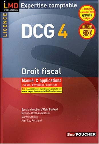 Droit fiscal DCG4 : Manuel et applications (Ancienne Edition)