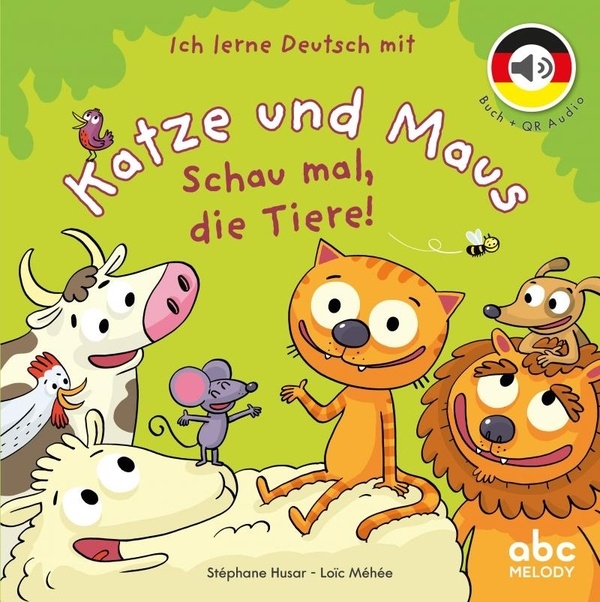 Katze und Maus - Schau mal, die Tiere! - Livre + audio