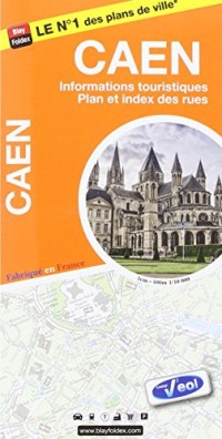 Caen : 1/10 000, avec livret