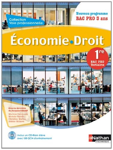 Economie - Droit 1re Bac Pro Tertiaires