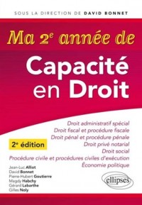 Ma 2e Année de Capacité en Droit Administratif Spécial Fiscal Notarial Pénal Social