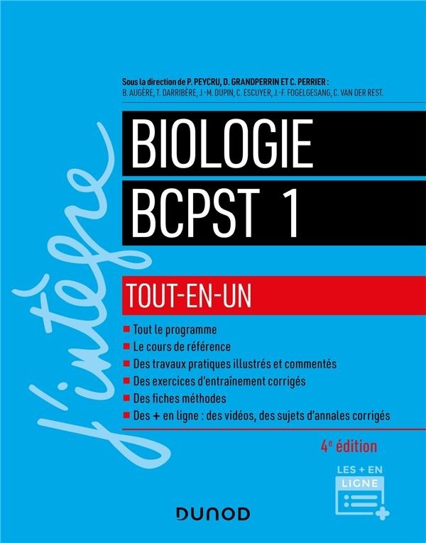 Biologie tout-en-un BCPST 1re année - 4e éd.