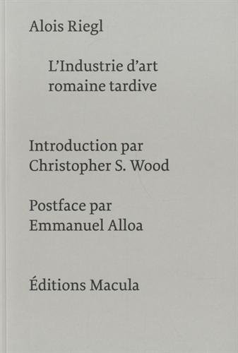 L'Industrie d'art romaine tardive