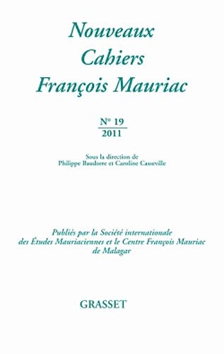 Nouveaux cahiers François Mauriac Nº19