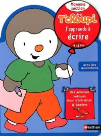 Avec T'choupi - J'apprends à écrire MS