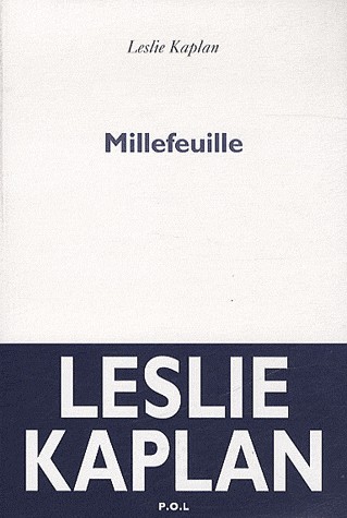 Millefeuille - Prix Wepler 2012