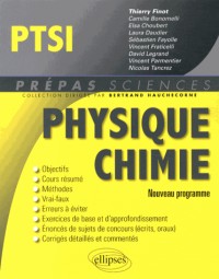 Physique Chimie PTSI Programme 2013