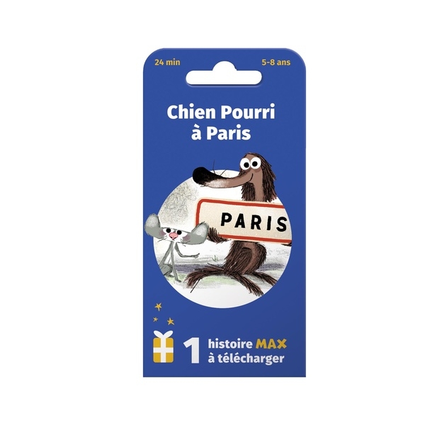 MAX - Carte Chien pourri à Paris - La Boite à Histoires de l'école des loisirs