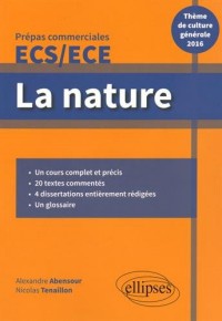 La Nature Thème de Culture Générale 2016 Prépas Commerciales ECS/ECE
