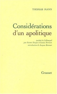 Considérations d'un apolitique