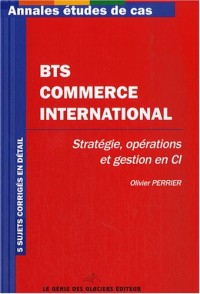 Stratégie, opérations et Gestion en CI BTS Commerce International