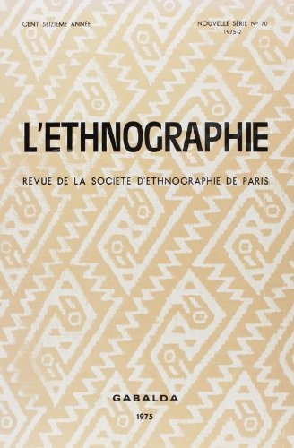 L'Ethnographie N70