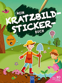 Mein kratzbild-Sticker-Buch: Natur