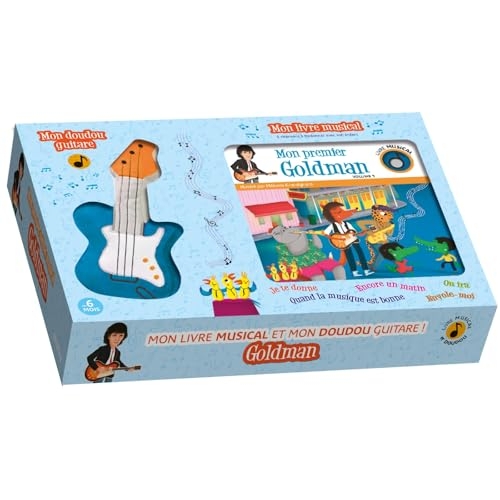 Mon coffret musical Goldman et mon doudou guitare