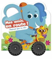 Eléphant fait du vélo