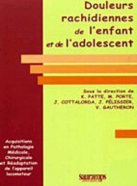 Douleurs rachidiennes de l'enfant et de l'adolescent