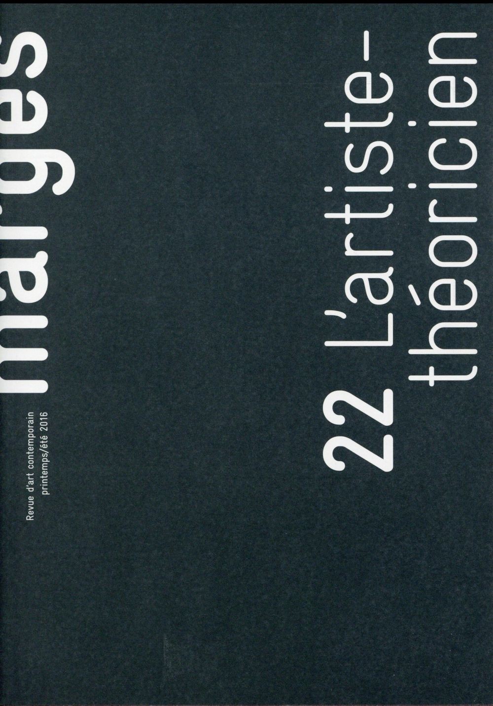 L'artiste-théoricien