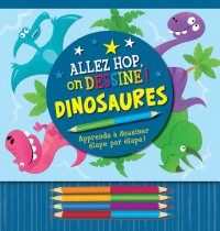 Dinosaures : Avec 4 crayons de couleur à deux bouts