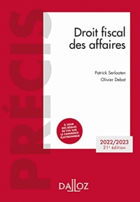 Droit fiscal des affaires 2022-2023 21ed