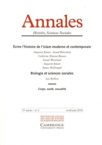 Annales Histoire Sciences Sociales 2018/2