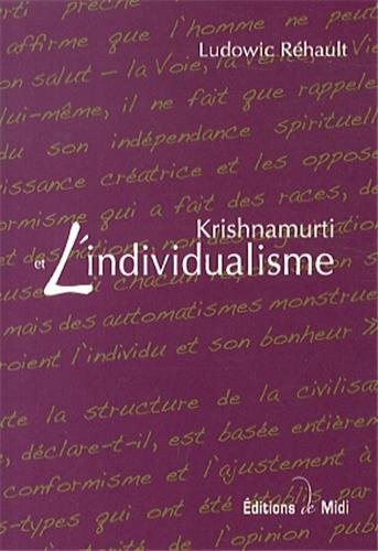Krishnamurti et l'individualisme