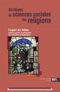 Archives de Sciences Sociales des Religions, N  191-l Argent