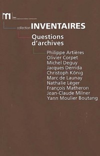 Questions d'archives