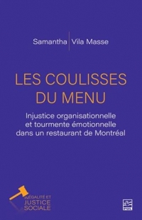Les coulisses du menu. injustice organisationnelle et tourmente