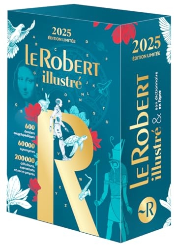 Le Robert illustré et son dictionnaire en ligne 2025 - coffret de fin d'année