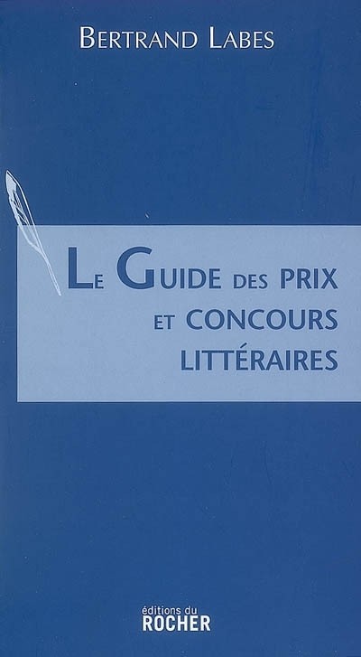 Le Guide des prix et concours littéraires