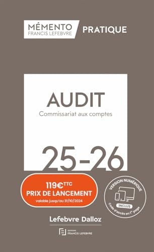 Mémento Audit et commissariat aux comptes 2025 2026