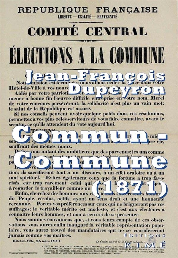 Commun-Commune. Penser la Commune de Paris (1871)