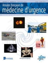 Annales françaises de médecine d'urgence Vol. 11 n° 5 - Septembre 2021