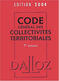 Code général des collectivités territoriales 2004
