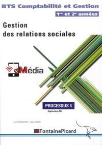 Gestion des relations sociales BTS Comptabilité et Gestion 1re et 2e années : Processus 4, Application PGI