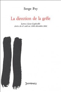 La direction de la grêle : Lettres à Jean Capdeville datées du 47 août au 11000 décembre 2002