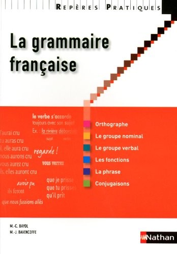 GRAMMAIRE FRANCAISE 2010