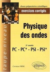 Physique des Ondes PC-PC*-PSI-PSI* - Exercices corrigés