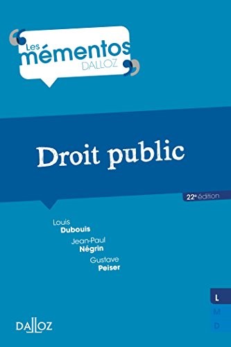 Droit public (Mémentos)