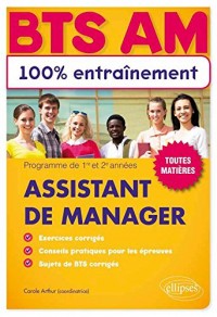 BTS Assistant de Manager 100% Entraînement Toutes Matières